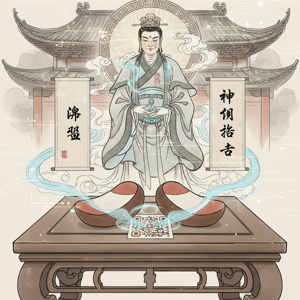 道教問神 - 陰筊