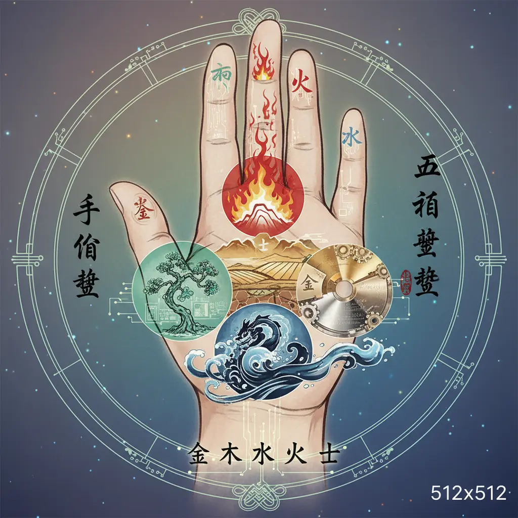 手相學 - 五行學說