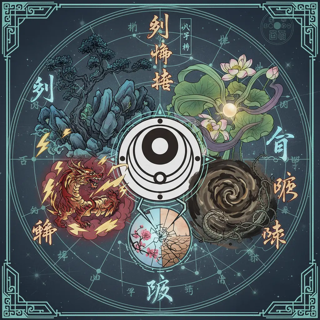 八字分析 - 刑衝合害破