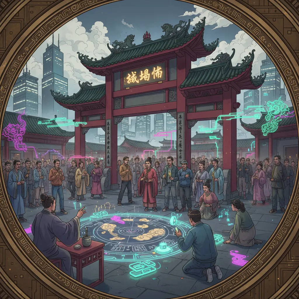 道教問神 - 城隍廟