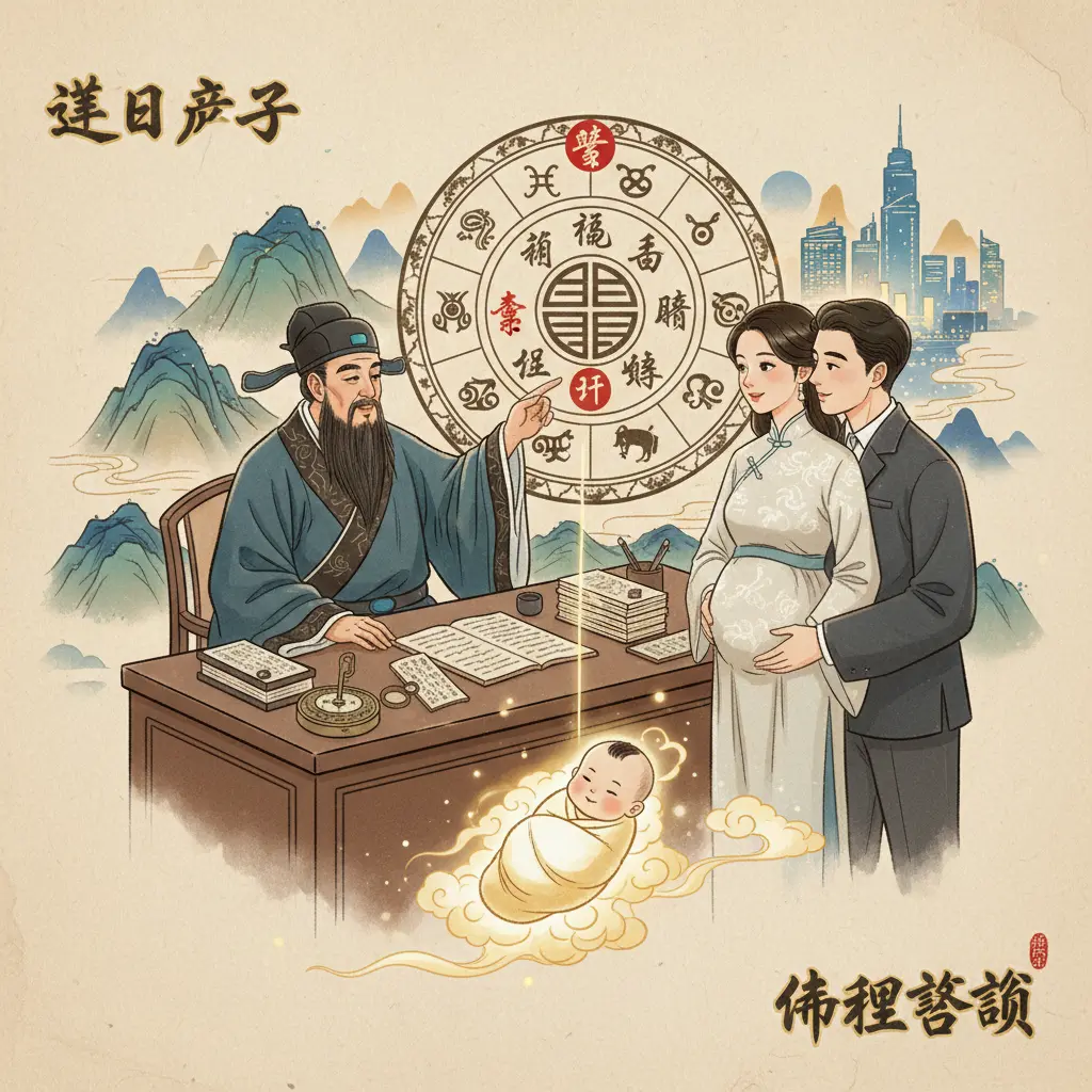命理諮詢 - 擇日產子