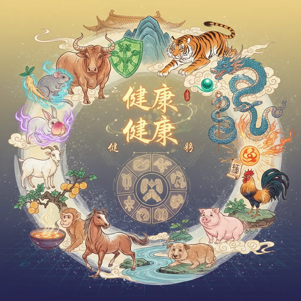 健康運勢 - 十二生肖