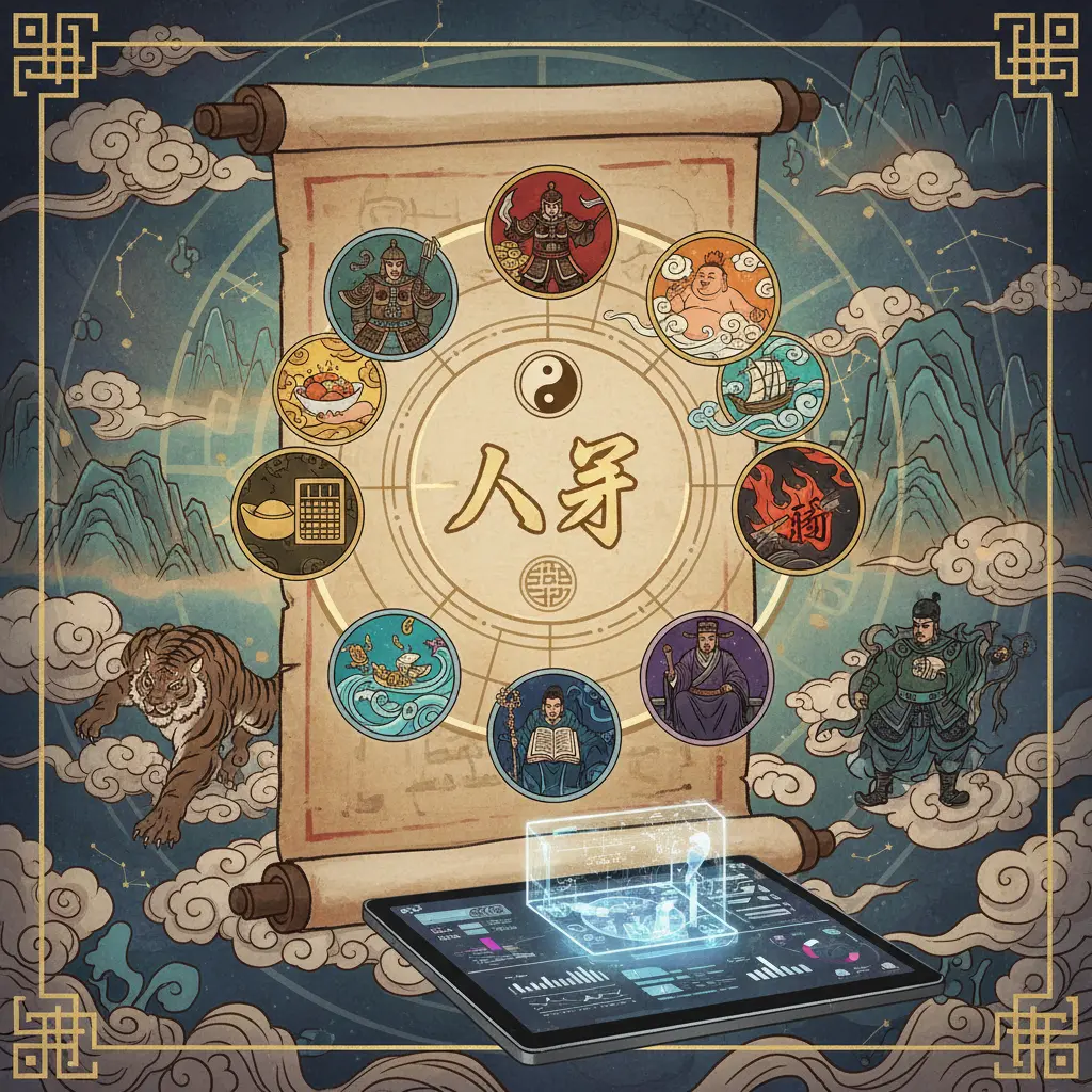 八字分析 - 十神