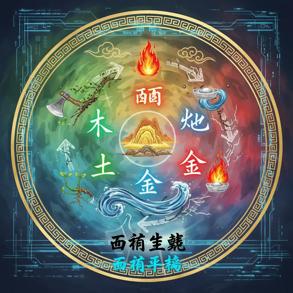 五行平衡 - 五行生剋