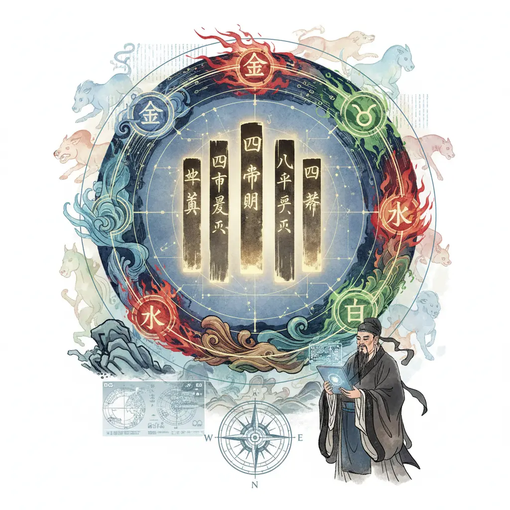 八字分析 - 四柱八字