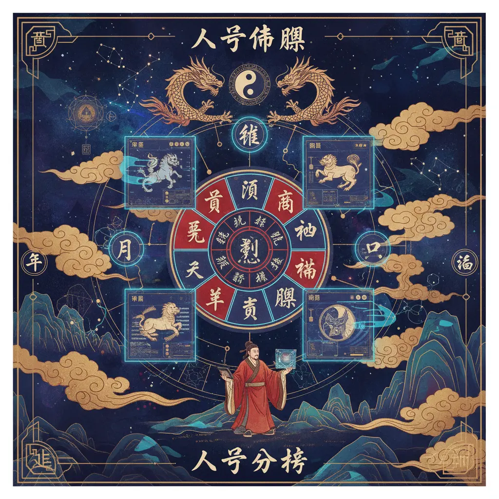 八字分析 - 八字命盤