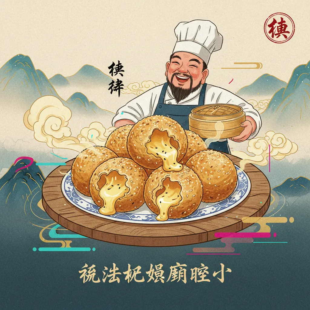 陳師傅 - 流沙奶皇煎堆仔